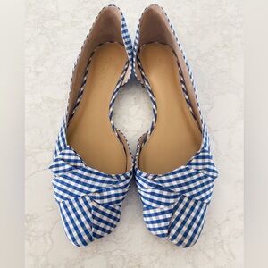 Talbots d’orsay flat gingham